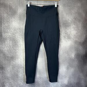 Spanx Ponte Ankle‎ Length Split Hem Blue Women's Small Petite 20262Q